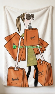 Hermes Throw Blankets